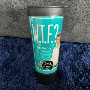 Modern Family Talking Coffee Tumbler WTF Why The Face